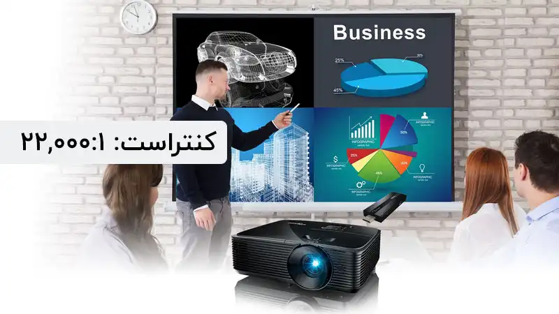 کنتراست ویدئو پروژکتور DW322
