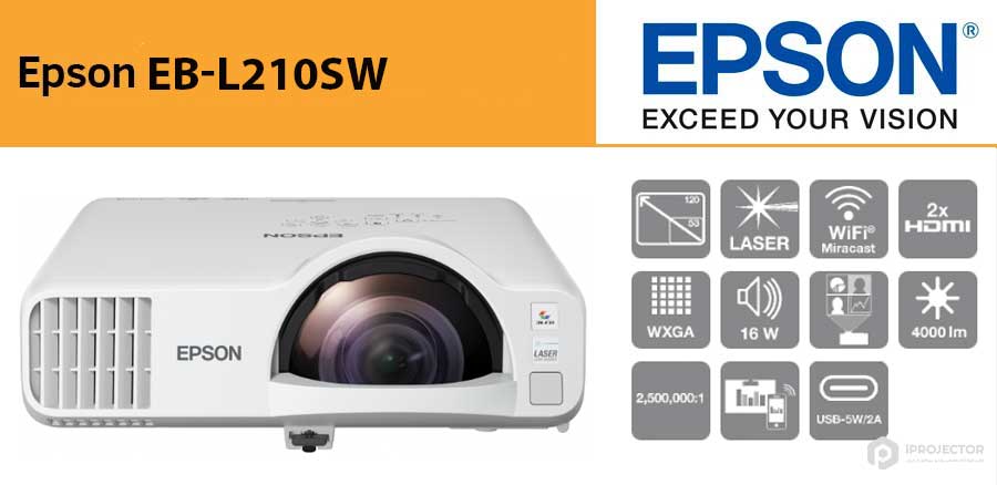 ویدئو پروژکتور لیزری اپسون EPSON EB-L210SW