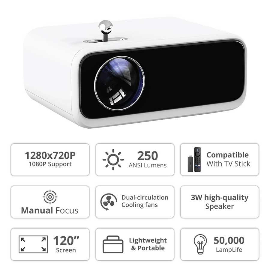 خرید ویدئو پروژکتور ونبو WANBO Mini