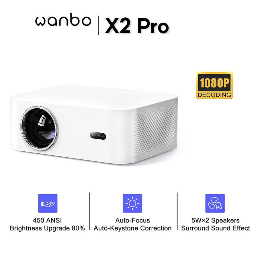 ویدئو پروژکتور ونبو WANBO X2 Pro