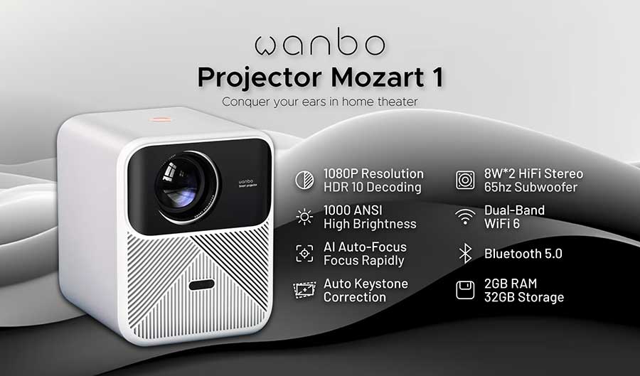 خرید ویدئو پروژکتور ونبو Wanbo Mozart 1