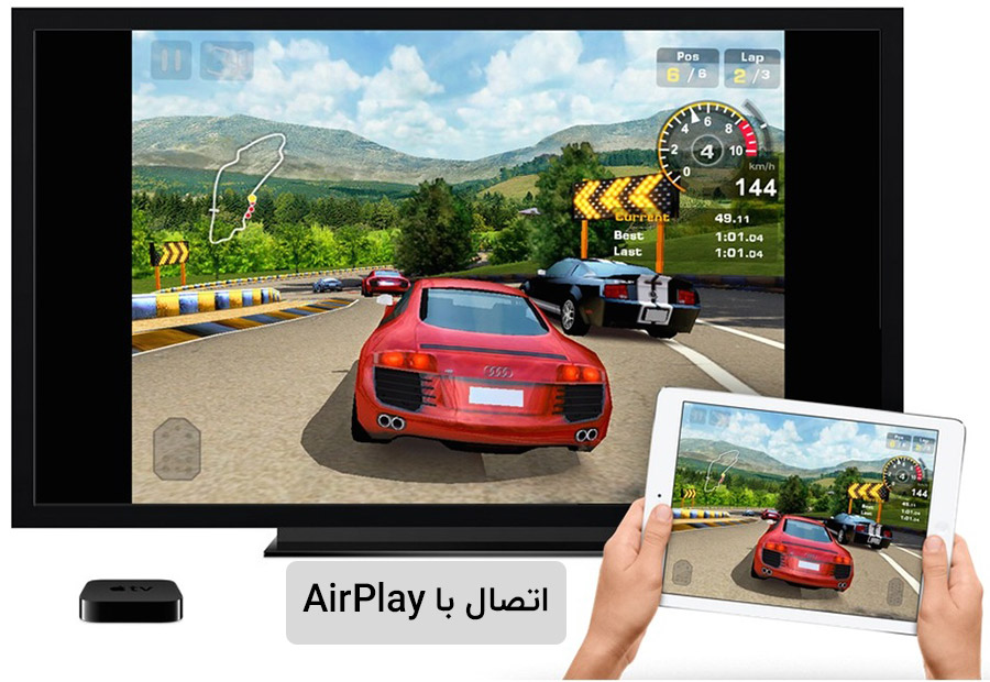 اتصال ویدئو پروزکتور با air play