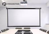 پرده نمایش برقی پروژکتور سلکسون سایز 2x2 مشکی
