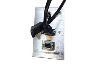 باکس دیواری پریز HDMI و VGA فلزی برند ZZCO